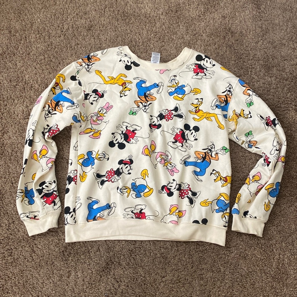 Disney | Mickey + Friends Casual Lightweight Crewneck Sweatshirt